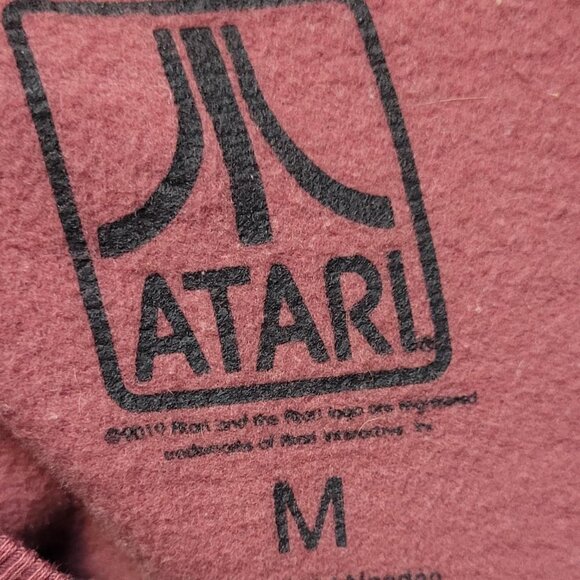 Atari Cream and burgundy crewneck sweatshirt #retrogaming #retro - Picture 3 of 5